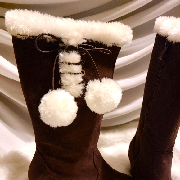 Unr8ed Shoes Unred Brown Girls Boots Poshmark